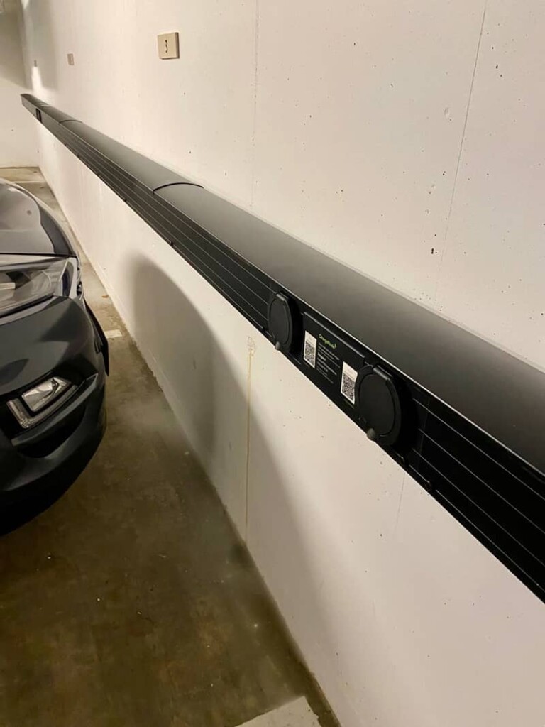 elladdning på Hotell Fritiden i Ystad