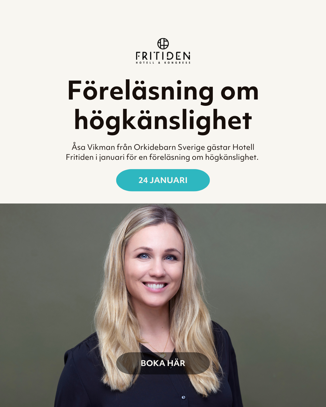 Boka föreläsning om högkänslighet